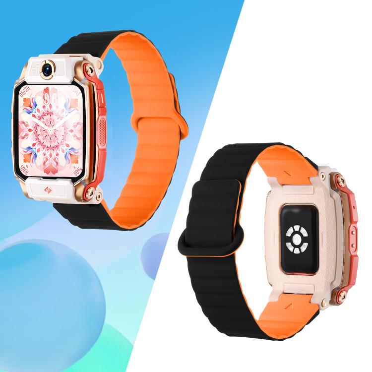 Two Color Magnetic Silicone Watch Band, For Imoo Watch Phone Series