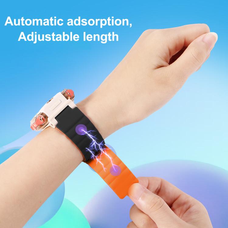 Two Color Magnetic Silicone Watch Band, For Imoo Watch Phone Series