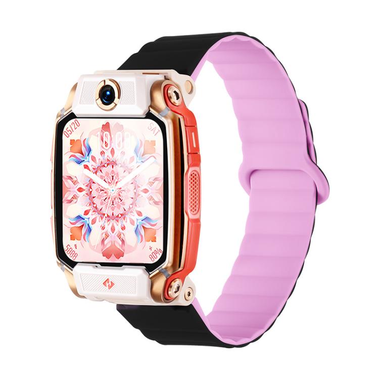 Two Color Magnetic Silicone Watch Band, For Imoo Watch Phone Series