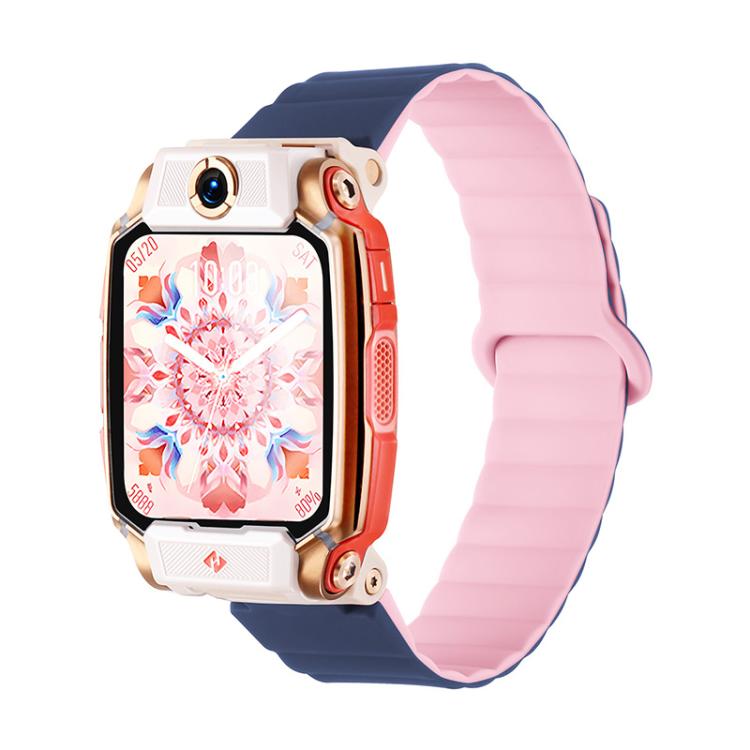 Two Color Magnetic Silicone Watch Band, For Imoo Watch Phone Series