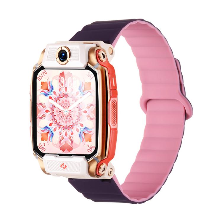 Two Color Magnetic Silicone Watch Band, For Imoo Watch Phone Series