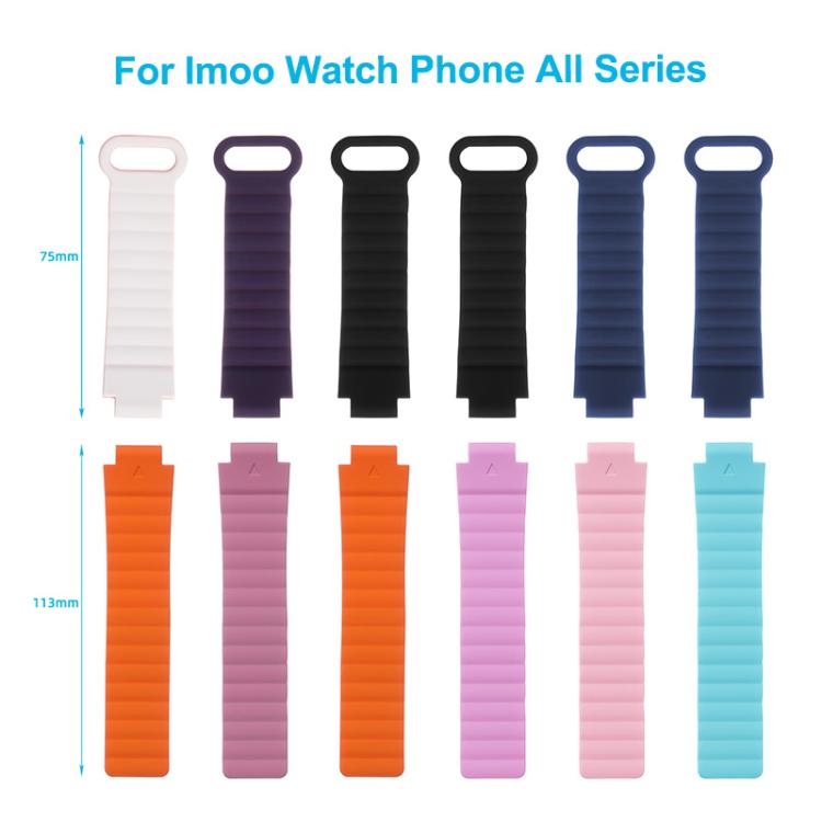 Two Color Magnetic Silicone Watch Band, For Imoo Watch Phone Series