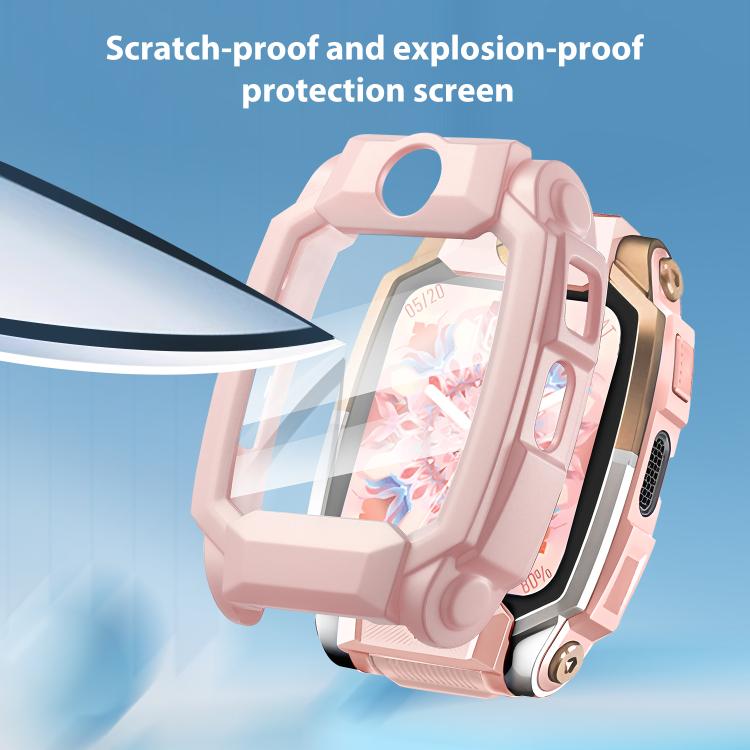 Tempered Film Integrated PC Watch Protective Cover, For Imoo Watch Phone Z10