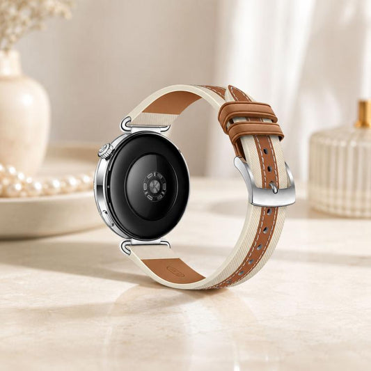 xDfind Spliced Genuine Leather Watch Band, For Huawei Watch GT 6 41mm
