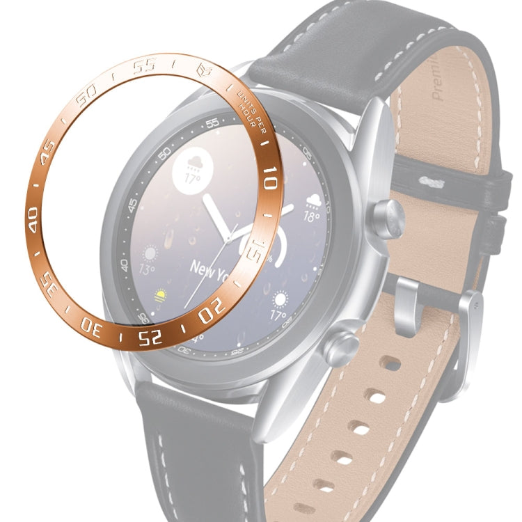 Smart Watch Steel Bezel Ring, A Version, For Samsung Galaxy Watch 3 41mm, For Samsung Galaxy Watch 3 45mm