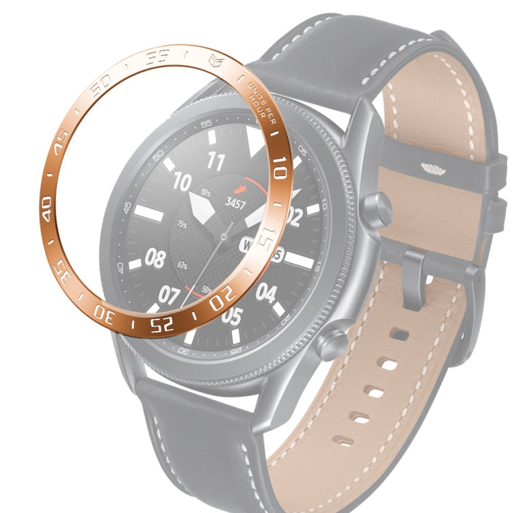 Smart Watch Steel Bezel Ring, A Version, For Samsung Galaxy Watch 3 41mm, For Samsung Galaxy Watch 3 45mm