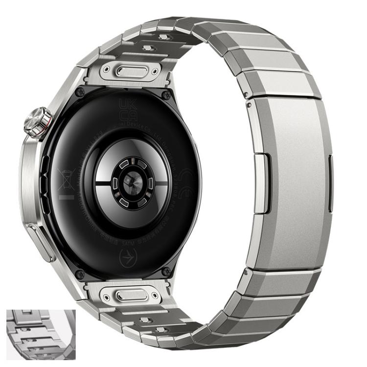 Arc One-beads Button Side-detachable Buckle Titanium Watch Band, For Huawei Watch GT 6 Pro