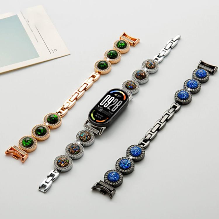 xDfind Sparkling Diamond Jewelry Metal Watch Band, For Xiaomi Smart Band 10 / 9 / 8