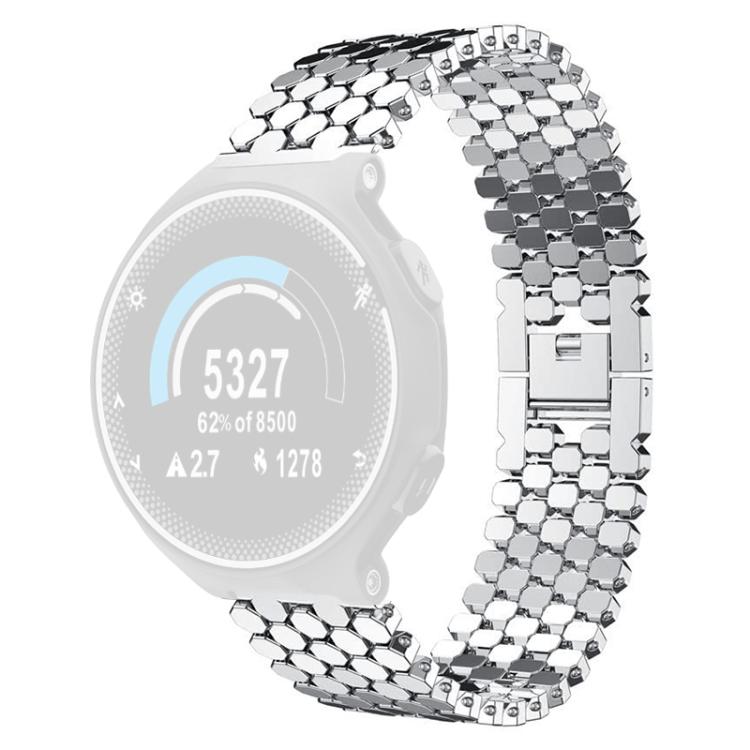 xDfind Fish Scale Texture Metal Watch Band, For Garmin Forerunner 235/220/620/630