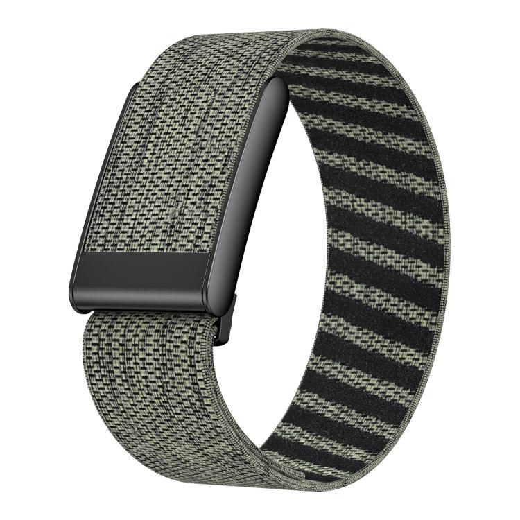 xDfind Black Buckle Sport Elastic Twill Pattern Nylon Watch Band, For WHOOP 5.0 Standard Version