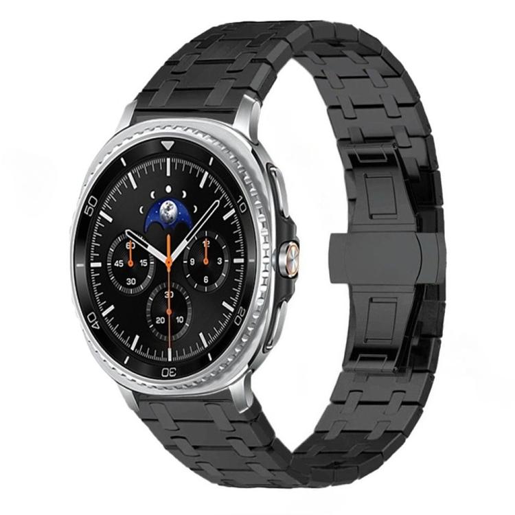 Butterfly Buckle Titanium Alloy Watch Band, For Samsung Galaxy Watch Ultra 47mm / Ultra 2025, For Samsung Galaxy Watch8 / Watch8 Classic