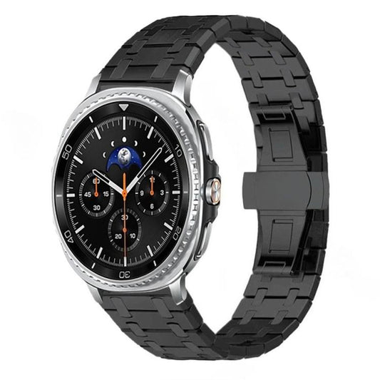 Butterfly Buckle Titanium Alloy Watch Band, For Samsung Galaxy Watch Ultra 47mm / Ultra 2025, For Samsung Galaxy Watch8 / Watch8 Classic