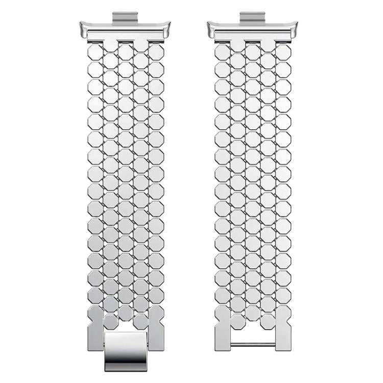 Fish Scale Texture Metal Stainless Steel Watch Band, For vivo Watch GT 2 / iQOO Watch GT 2, For vivo Watch GT / iQOO Watch GT