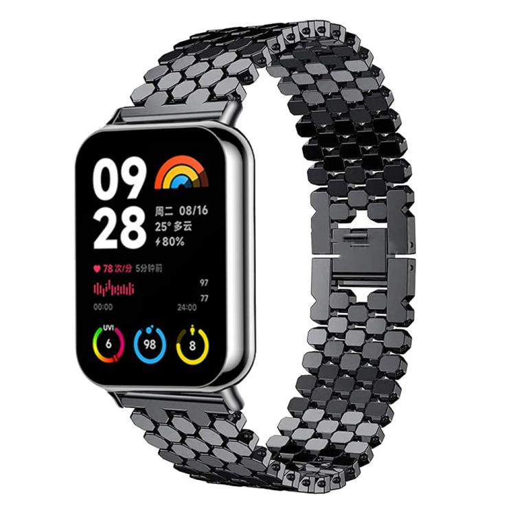 Fish Scale Texture Metal Stainless Steel Watch Band, For vivo Watch GT 2 / iQOO Watch GT 2, For vivo Watch GT / iQOO Watch GT