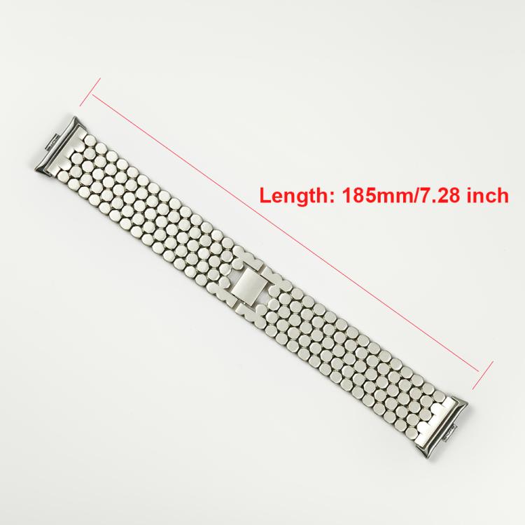 Fish Scale Texture Metal Stainless Steel Watch Band, For vivo Watch GT 2 / iQOO Watch GT 2, For vivo Watch GT / iQOO Watch GT