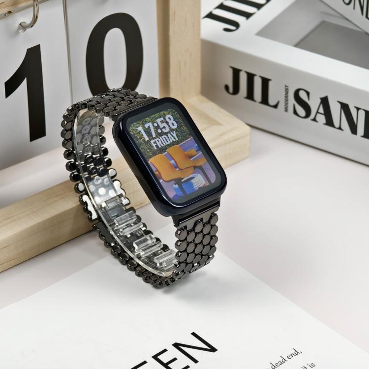 Fish Scale Texture Metal Stainless Steel Watch Band, For vivo Watch GT 2 / iQOO Watch GT 2, For vivo Watch GT / iQOO Watch GT