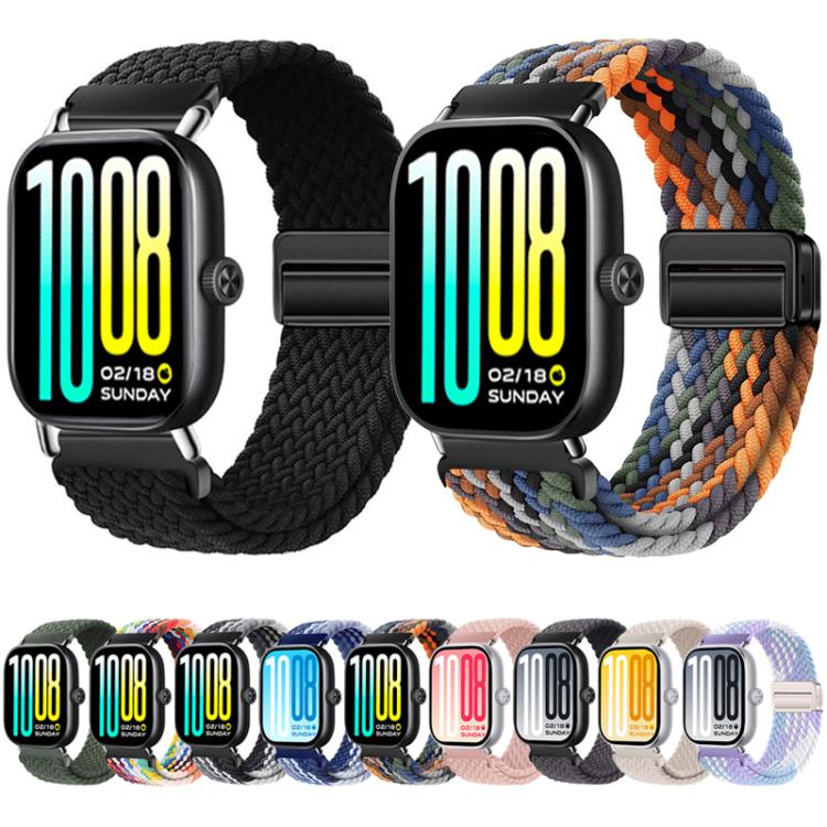 Magnetic Buckle Nylon Braided Loop Watch Band, For vivo Watch GT 2 / iQOO Watch GT 2, For vivo Watch GT / iQOO Watch GT