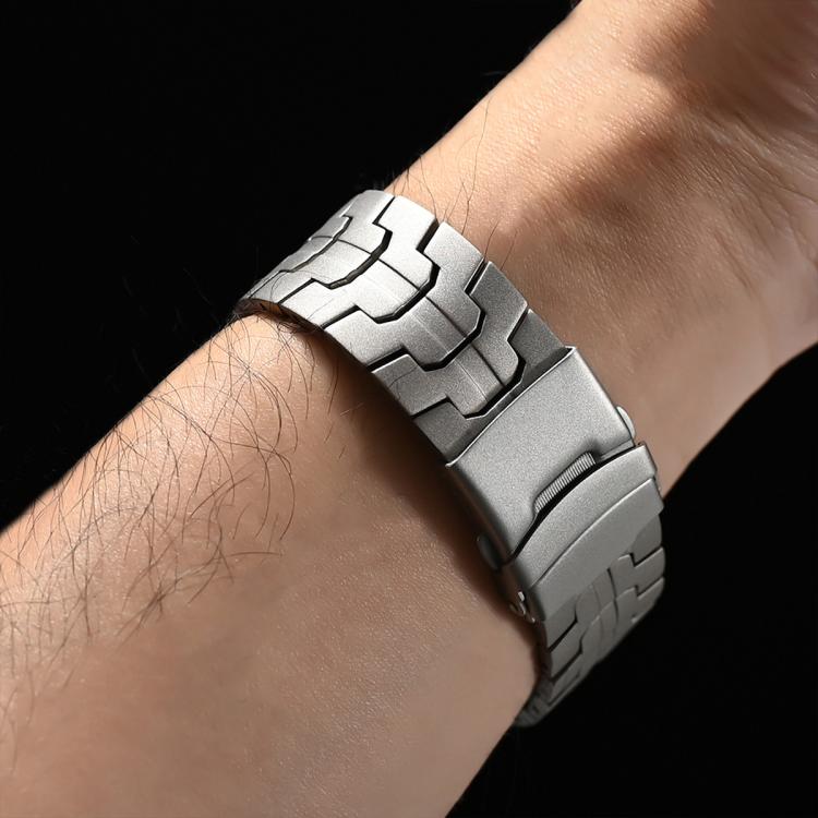 Split Safety Buckle Titanium Alloy Watch Band, For vivo Watch GT 2 / iQOO Watch GT 2, For vivo Watch GT / iQOO Watch GT