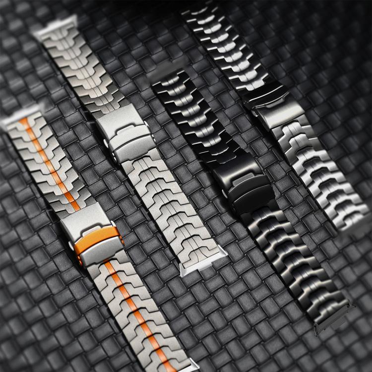 Split Safety Buckle Titanium Alloy Watch Band, For vivo Watch GT 2 / iQOO Watch GT 2, For vivo Watch GT / iQOO Watch GT