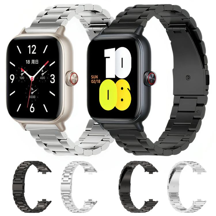 Three Beads Flat Buckle Titanium Alloy Watch Band, For vivo Watch GT 2 / iQOO Watch GT 2, For vivo Watch GT / iQOO Watch GT