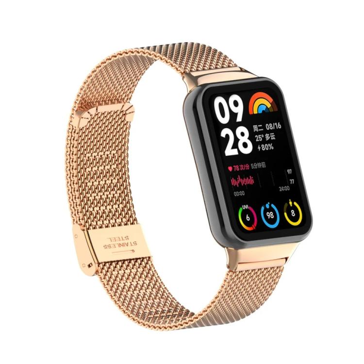 Fine Mesh Buckle Metal Stainless Steel Watch Band, For vivo Watch GT 2 / iQOO Watch GT 2, For vivo Watch GT / iQOO Watch GT