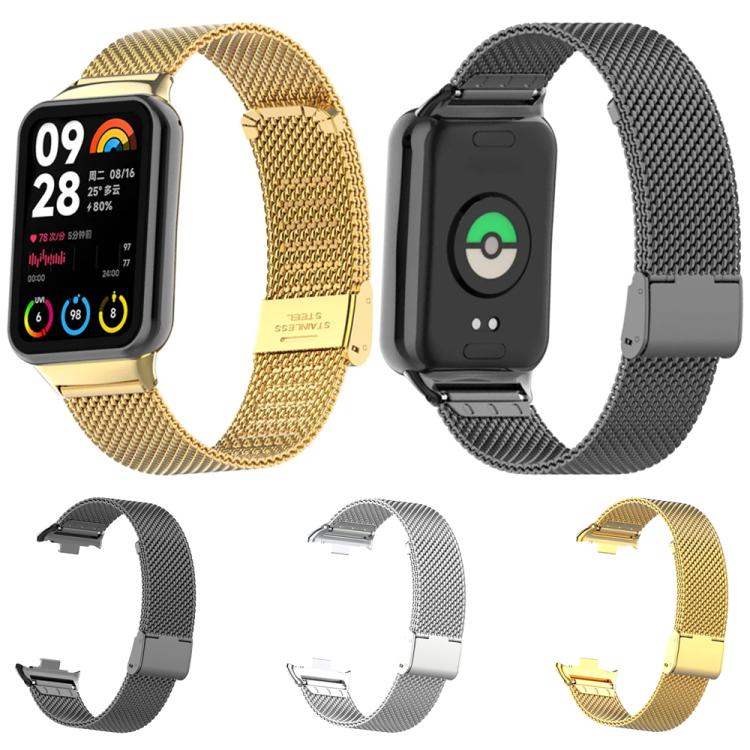 Fine Mesh Buckle Metal Stainless Steel Watch Band, For vivo Watch GT 2 / iQOO Watch GT 2, For vivo Watch GT / iQOO Watch GT