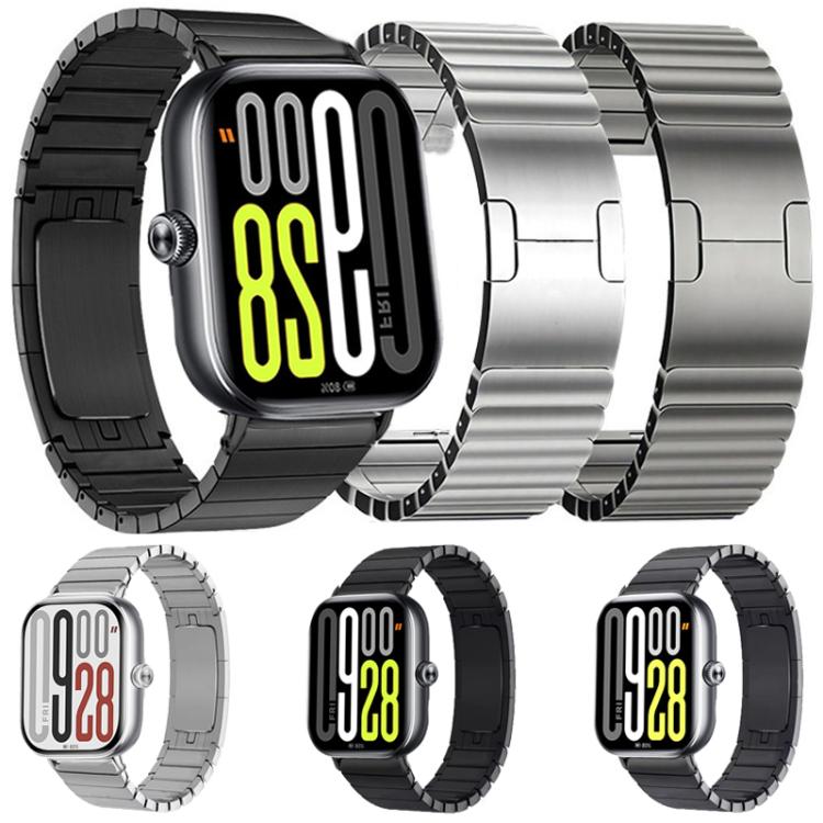 One Beads Dual-Press Butterfly Buckle Stainless Steel Watch Band, For vivo Watch GT 2 / iQOO Watch GT 2, For vivo Watch GT / iQOO Watch GT