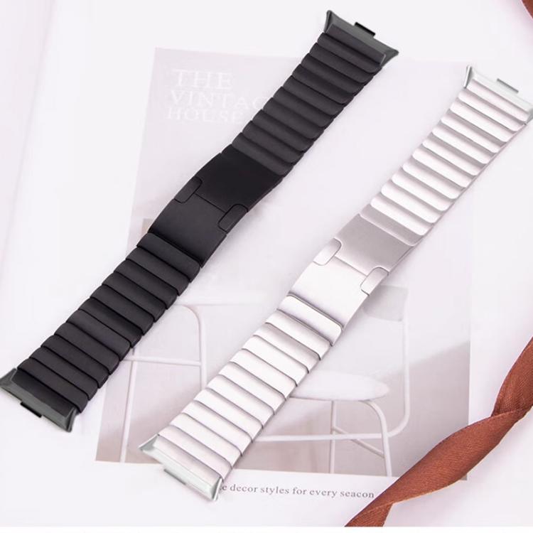 One Beads Dual-Press Butterfly Buckle Stainless Steel Watch Band, For vivo Watch GT 2 / iQOO Watch GT 2, For vivo Watch GT / iQOO Watch GT