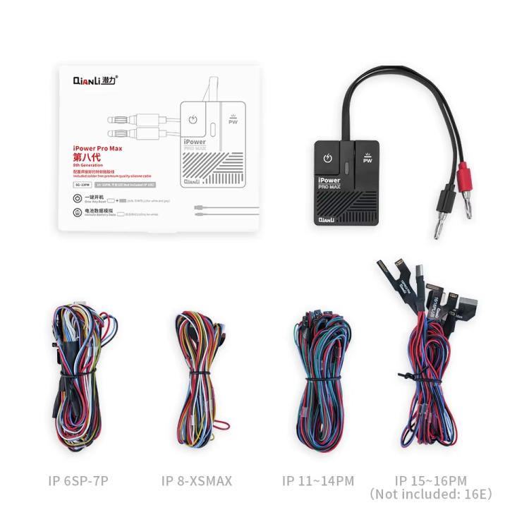 QianLi Generation 8th iPower Pro Max FPC DC Power Cable for iPhone 6-16 Pro Max (16e excluded), QianLi Generation 8th iPower Pro Max