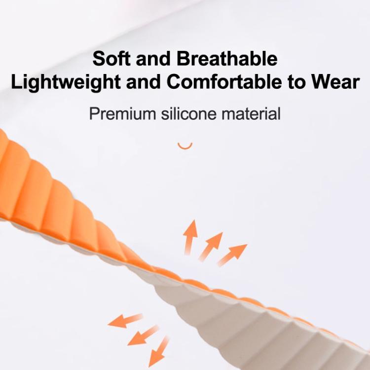 Solid Color Reverse Buckle Magnetic Silicone Watch Band, For Xiaomi Band 10 Pro / Redmi Watch 6 / 5