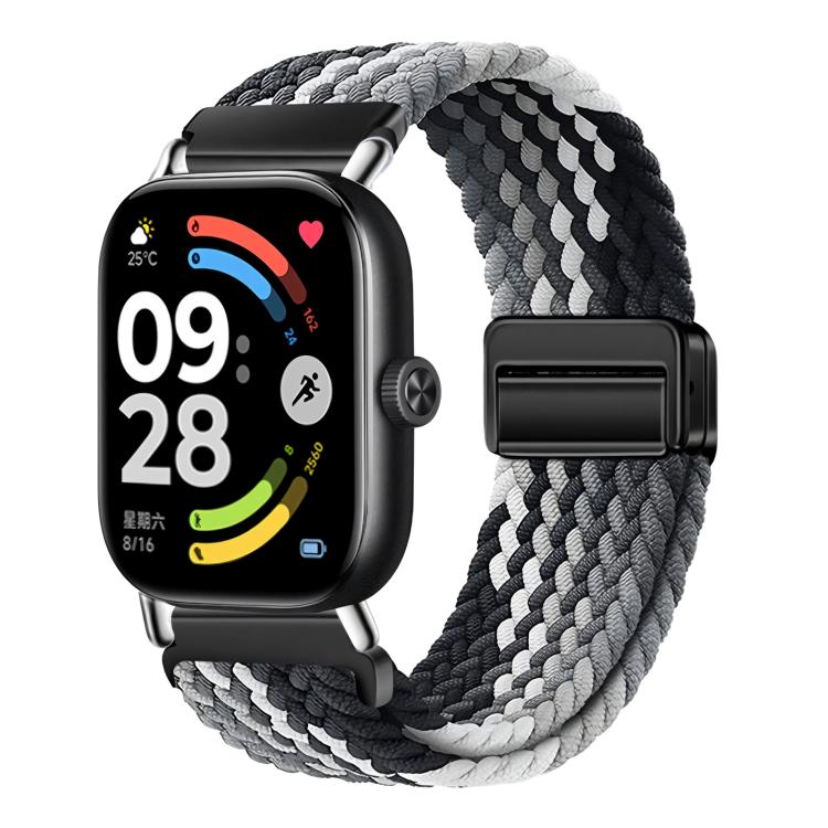Magnetic Buckle Elastic Nylon Braided Watch Band, For Honor Watch X5