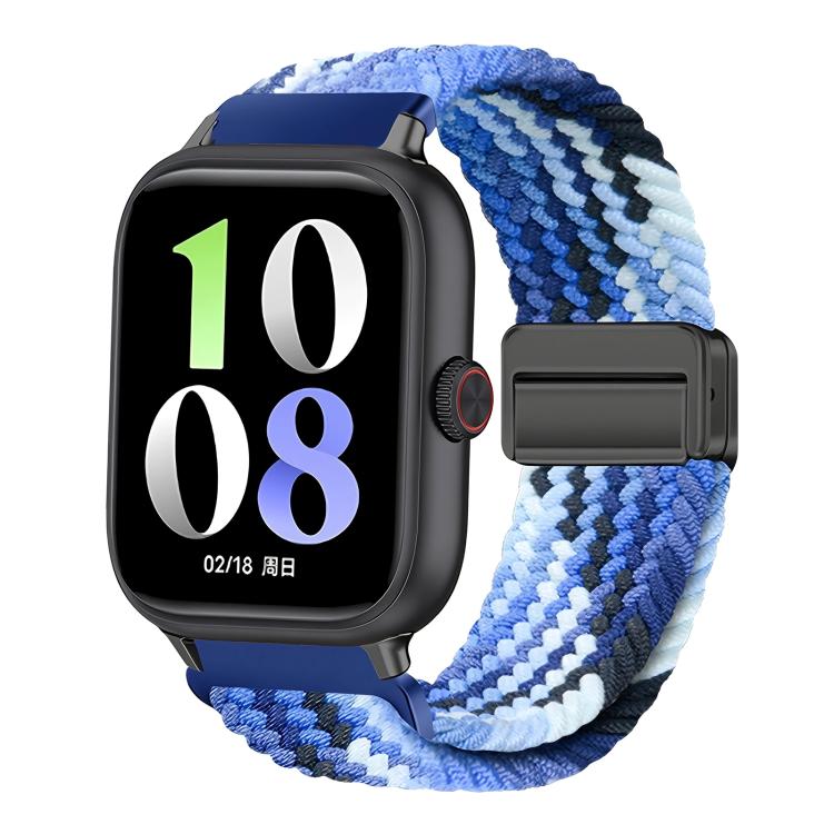 Magnetic Buckle Elastic Nylon Braided Watch Band, For Honor Watch X5