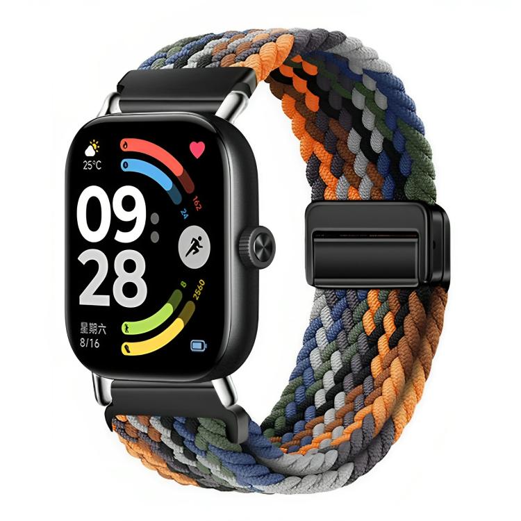 Magnetic Buckle Elastic Nylon Braided Watch Band, For Honor Watch X5