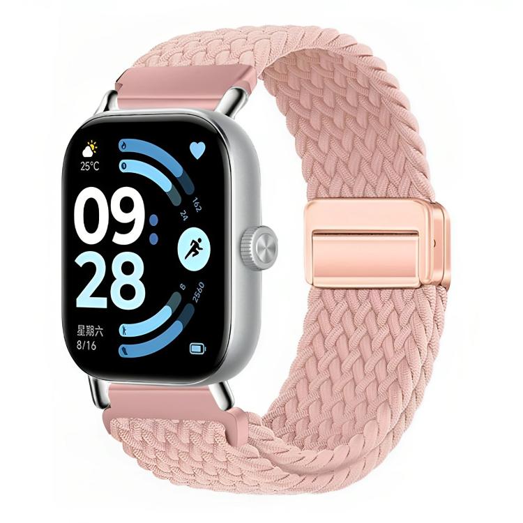 Magnetic Buckle Elastic Nylon Braided Watch Band, For Honor Watch X5