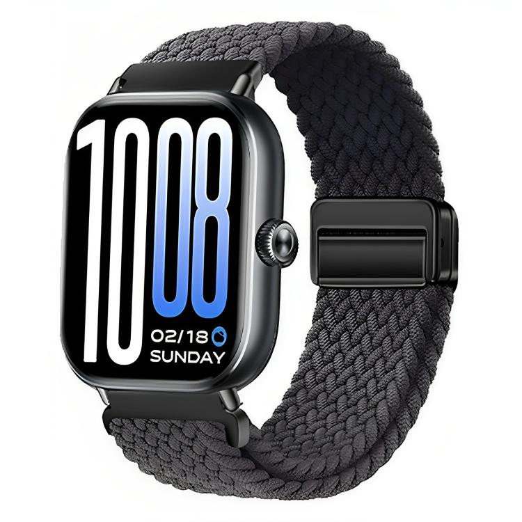 Magnetic Buckle Elastic Nylon Braided Watch Band, For Honor Watch X5