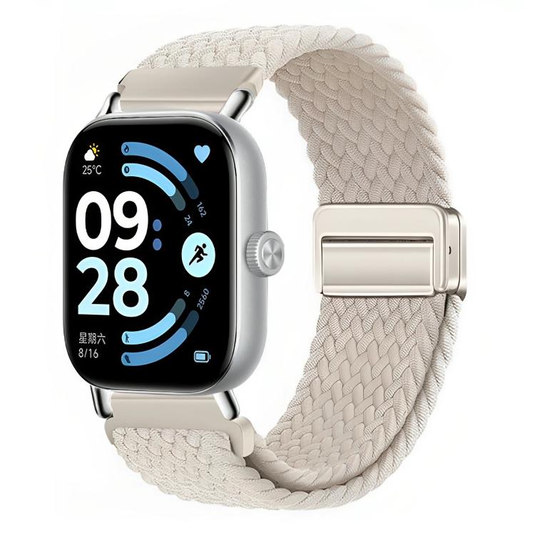 Magnetic Buckle Elastic Nylon Braided Watch Band, For Honor Watch X5