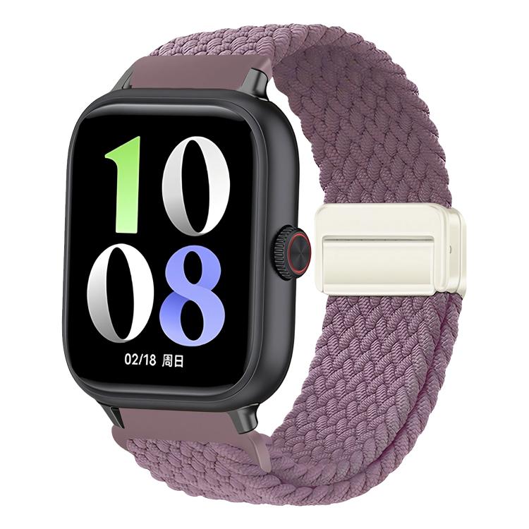Magnetic Buckle Elastic Nylon Braided Watch Band, For Honor Watch X5
