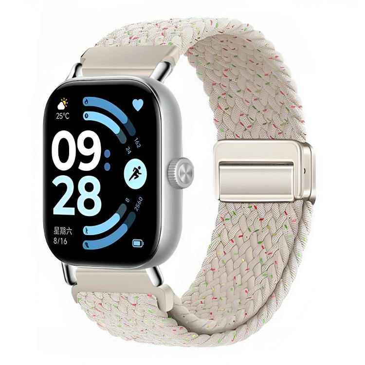 Magnetic Buckle Elastic Nylon Braided Watch Band, For Honor Watch X5