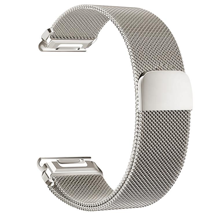 Integrated Tactix Milanese Magnetic Stainless Steel Watch Band, For Garmin 26mm, For Garmin 22mm, For Garmin 20mm