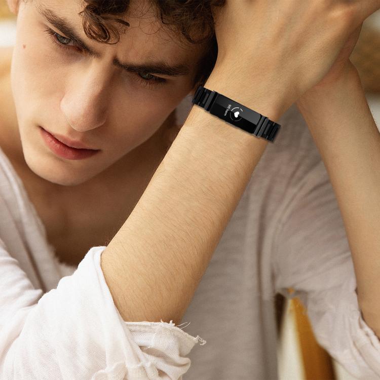 Slim Butterfly Buckle Metal Stainless Steel Watch Band, For Fitbit Inspire 3, For Fitbit Ace 3 / Ace 2 / Inspire 2