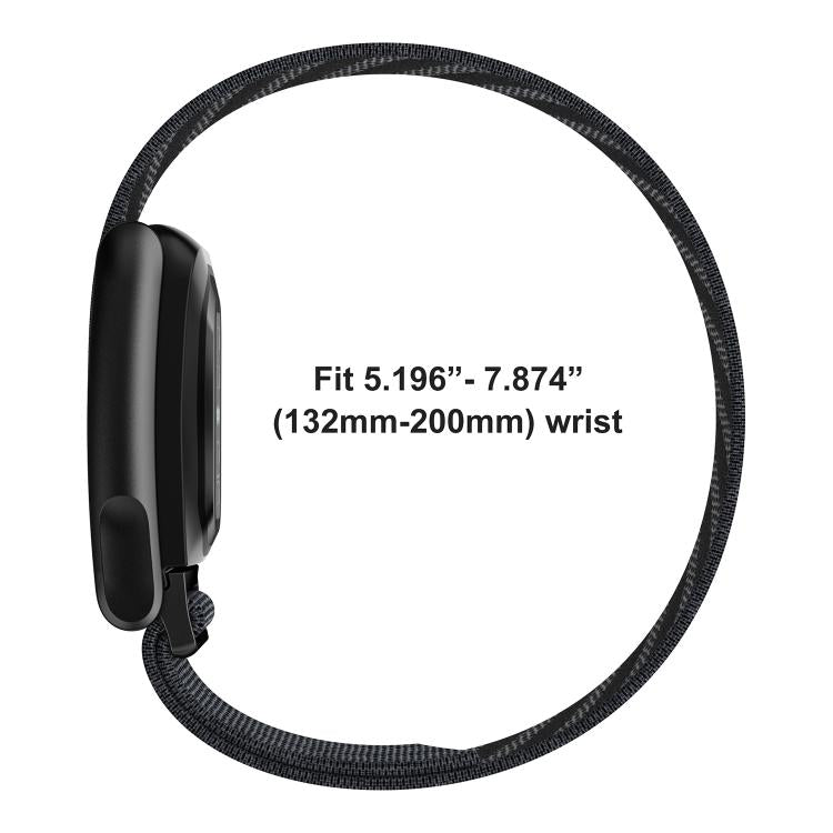 Elastic Force Decorative Design Nylon Watch Band, For WHOOP 5.0 Electrocardiogram, For WHOOP 5.0 Regular