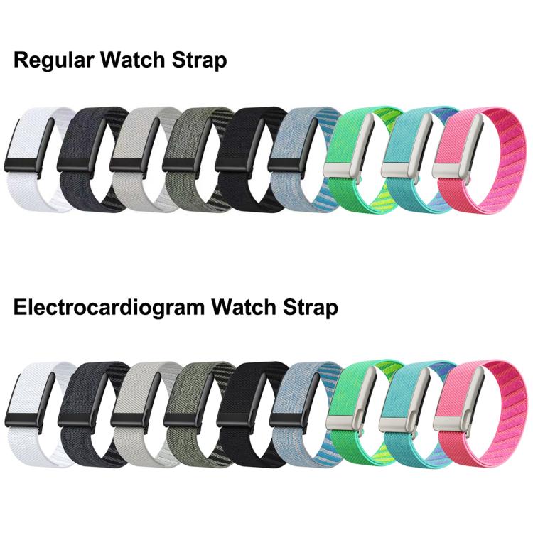 Elastic Force Decorative Design Nylon Watch Band, For WHOOP 5.0 Electrocardiogram, For WHOOP 5.0 Regular