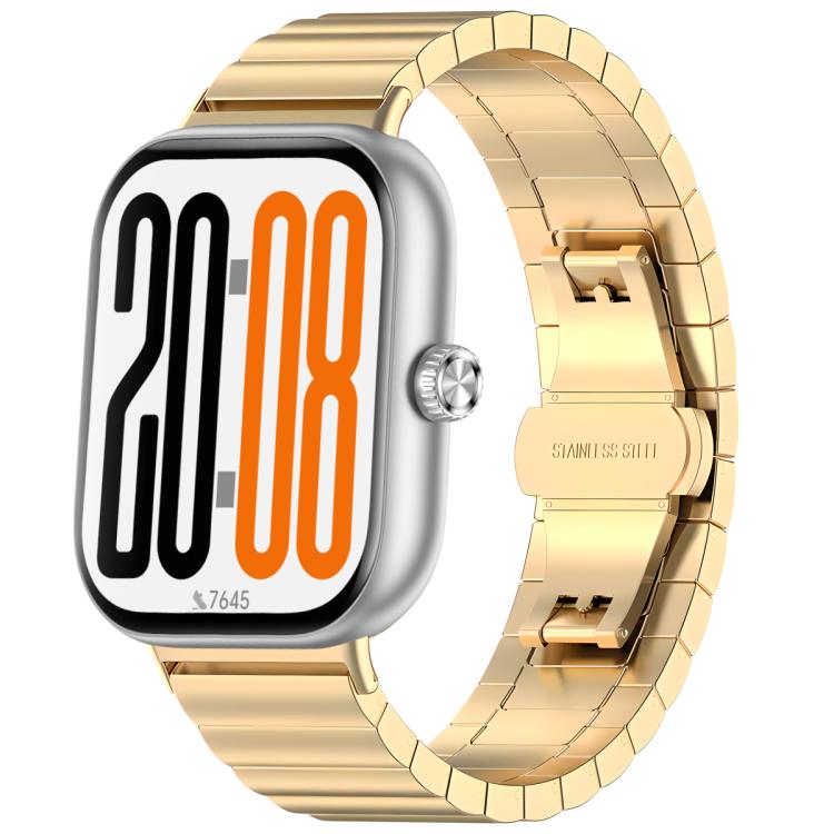 One Bead Butterfly Clasp Stainless Steel Watch Band, For Honor Watch X5