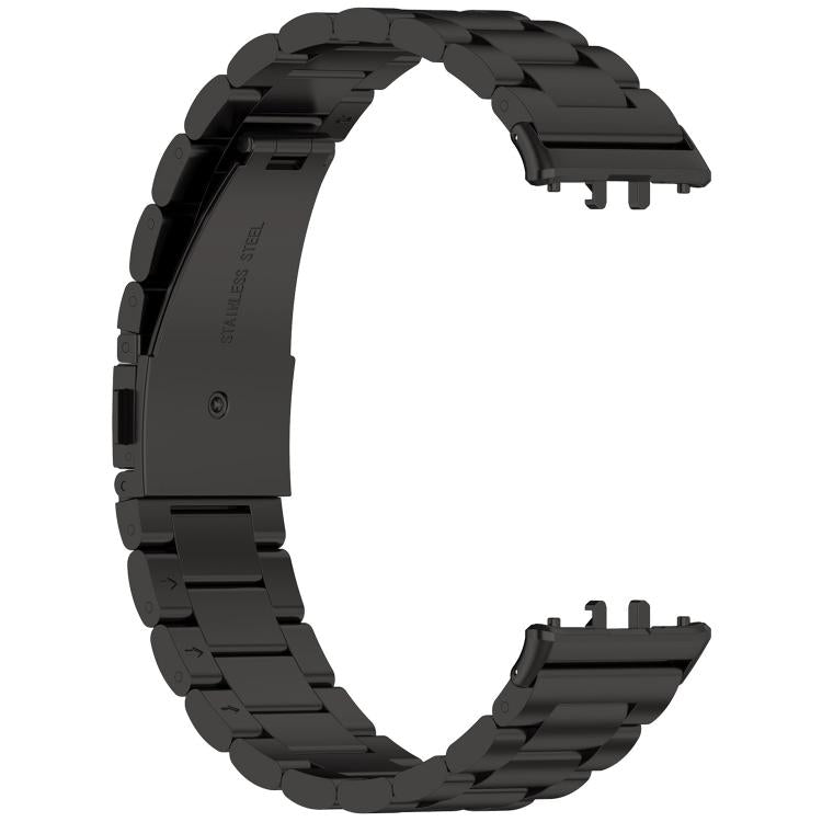 Three Beads Buckle Stainless Steel Watch Band, For Honor Watch X5