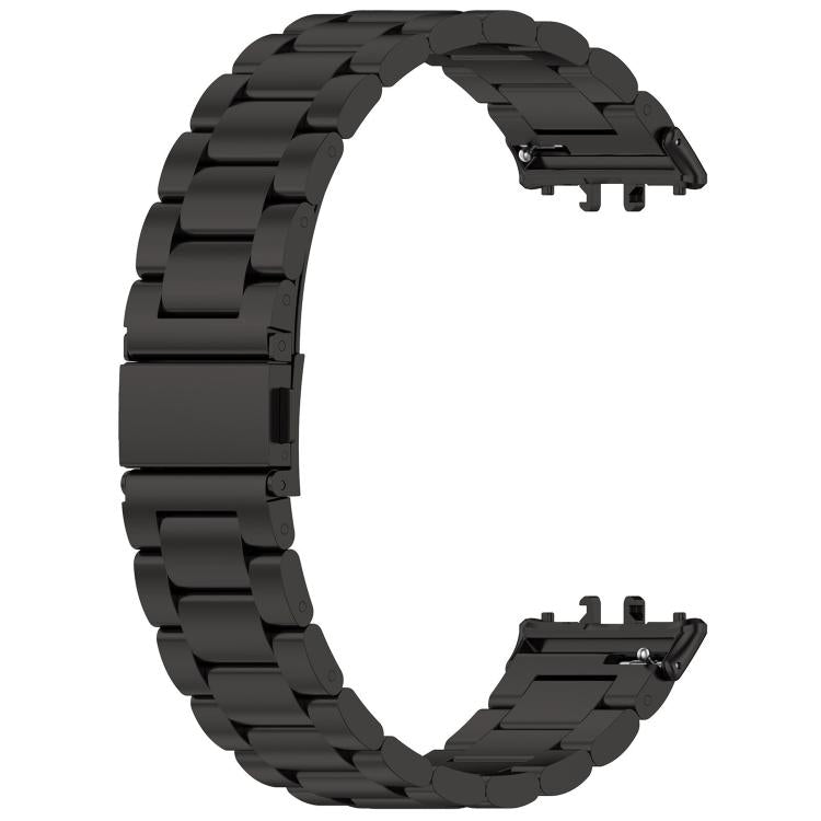 Three Beads Buckle Stainless Steel Watch Band, For Honor Watch X5