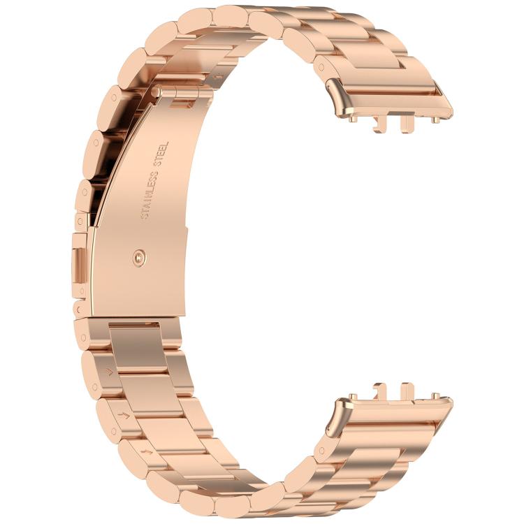 Three Beads Buckle Stainless Steel Watch Band, For Honor Watch X5