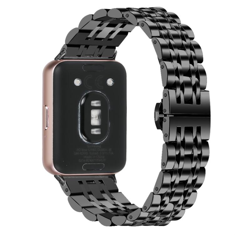 Seven Beads Butterfly Clasp Stainless Steel Watch Band, For Honor Watch X5
