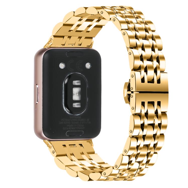 Seven Beads Butterfly Clasp Stainless Steel Watch Band, For Honor Watch X5
