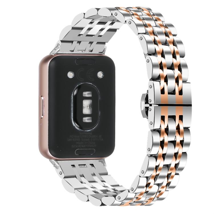 Seven Beads Butterfly Clasp Stainless Steel Watch Band, For Honor Watch X5