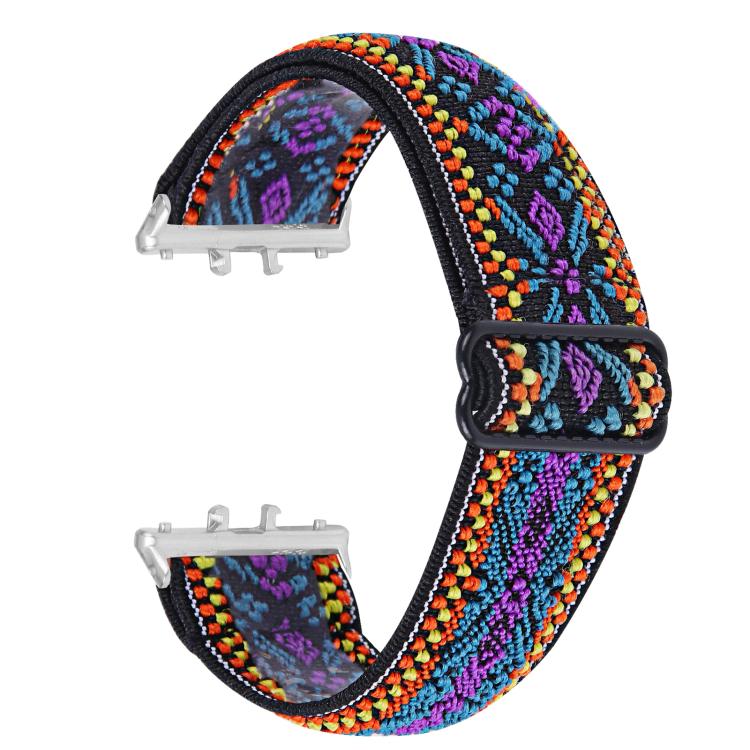 Ethnic Style Elastic Nylon Watch Band, For Honor Watch X5